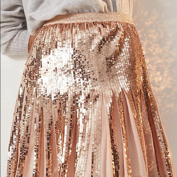 Anthropologie “carlie” sequined skirt - Picture 2 of 8